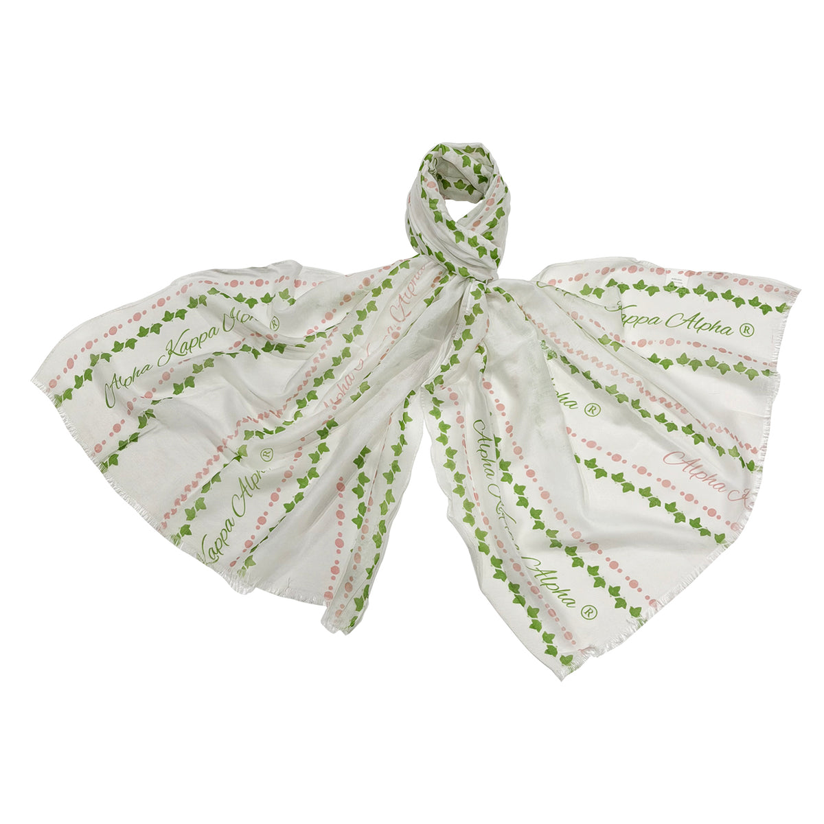 AKA Ivy White Scarf
