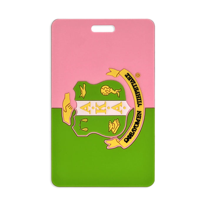 Shield Color Block Luggage Tag