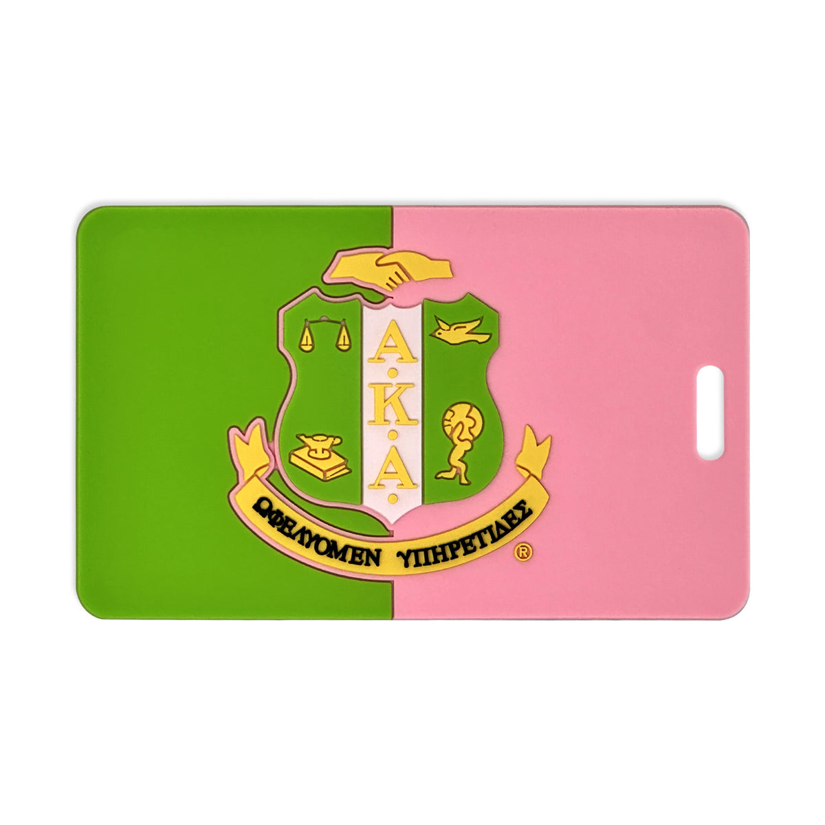 Shield Color Block Luggage Tag