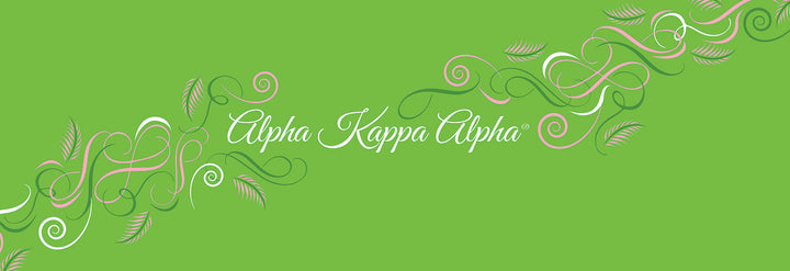 Green Calligraphy Scarf