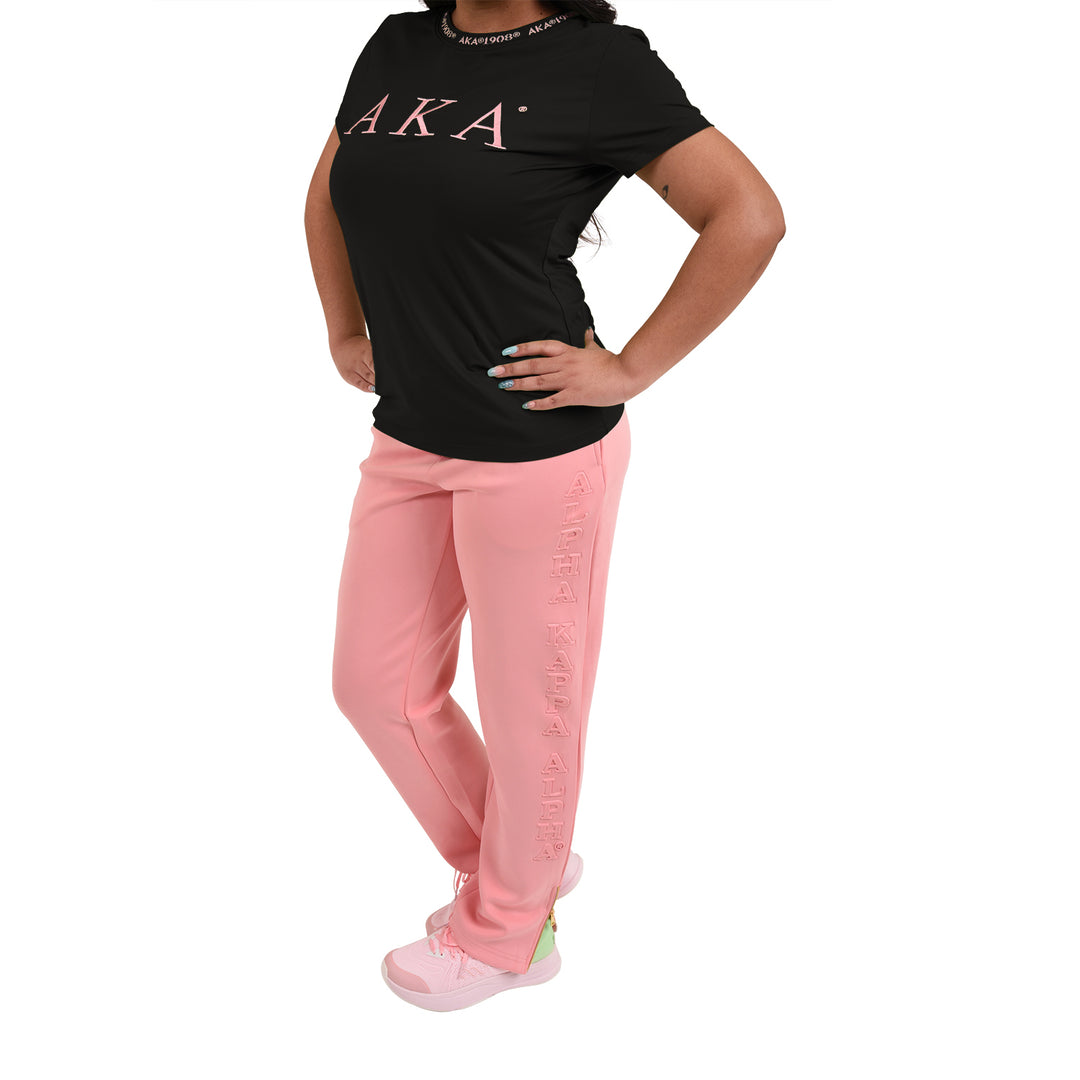 AKA Jacquard Tee (Black)