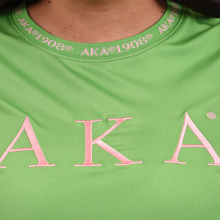 AKA Jacquard Tee (Green)