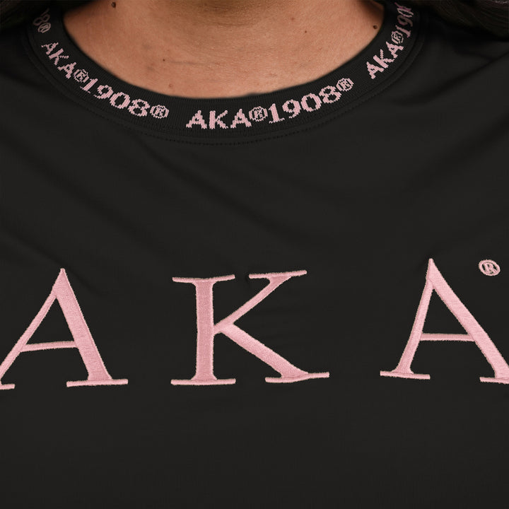 AKA Jacquard Tee (Black)