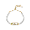 AKA 20 Pearl-Mini Ivy Adjustable Chain Bracelet-Gold