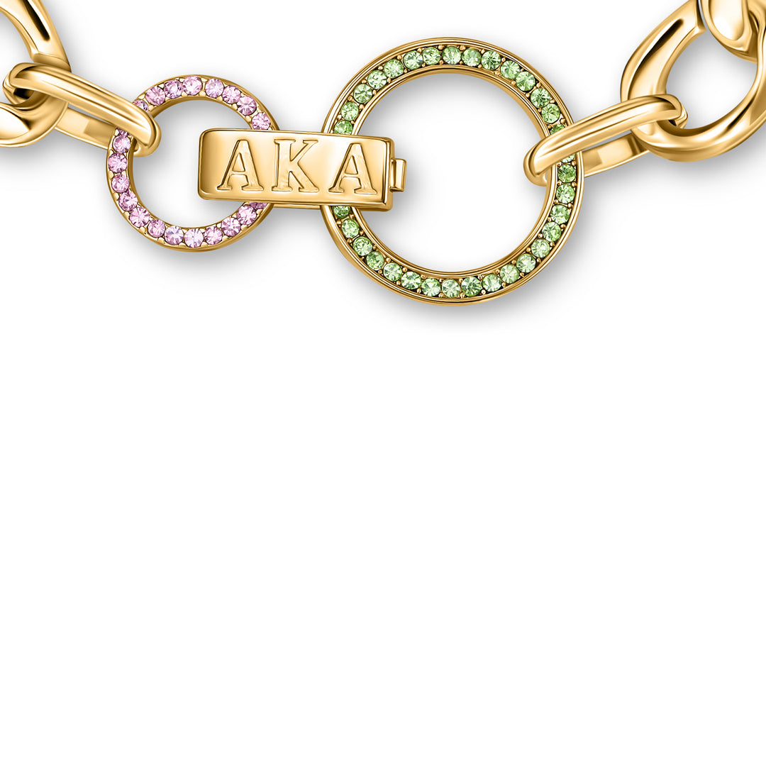 The AKA Color‑Lock Bracelet-Gold