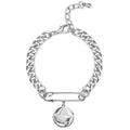 The Ivy Pin‑Drop Bracelet-Silver