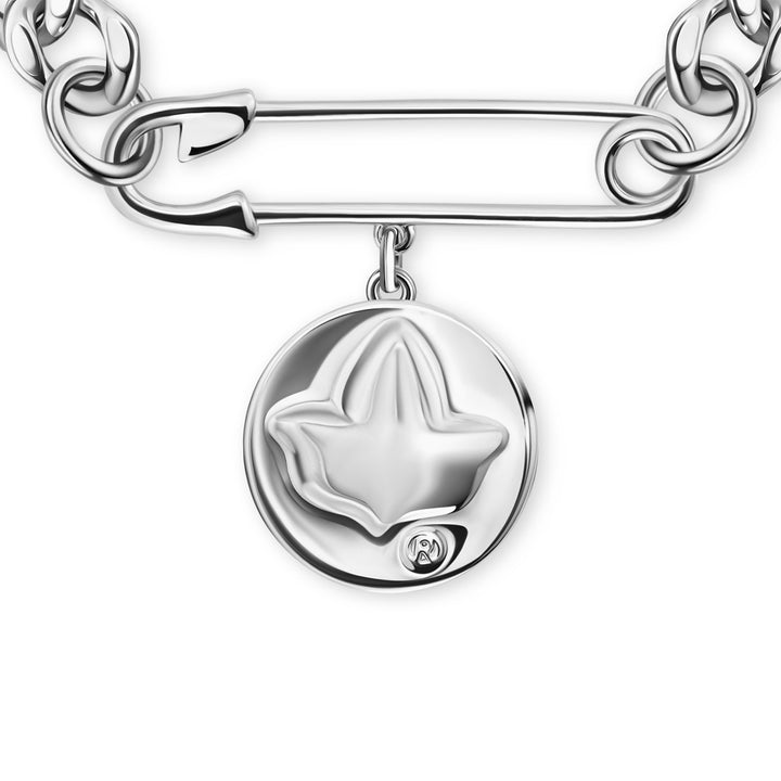 The Ivy Pin‑Drop Bracelet-Silver