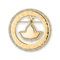 AKA Laser Engraved Pin-Gold
