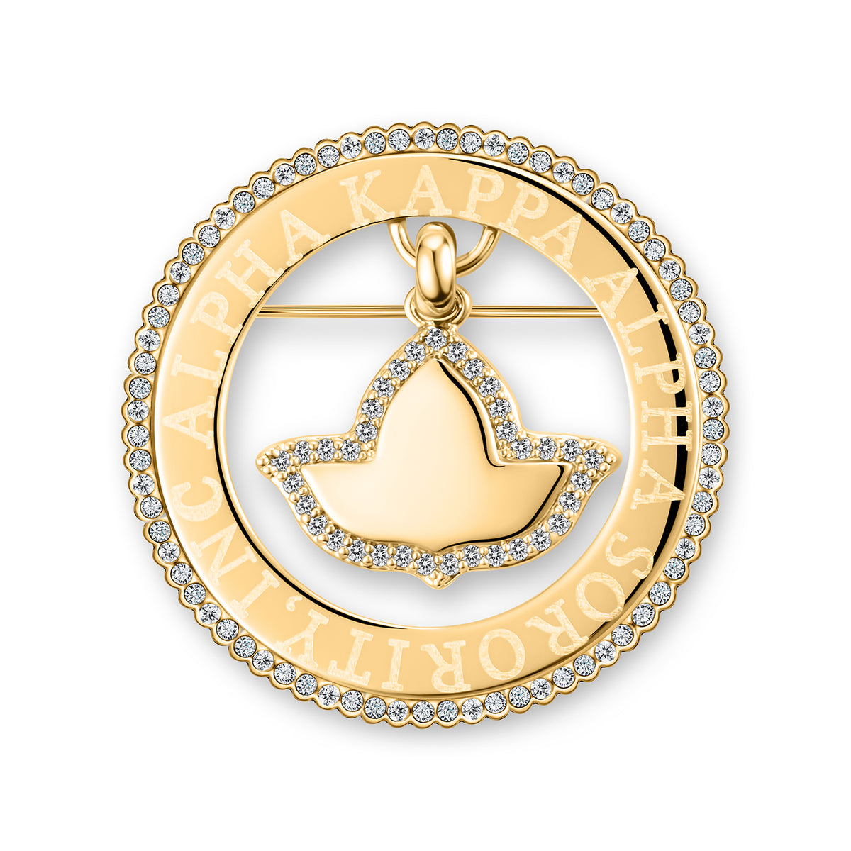 AKA Laser Engraved Pin-Gold