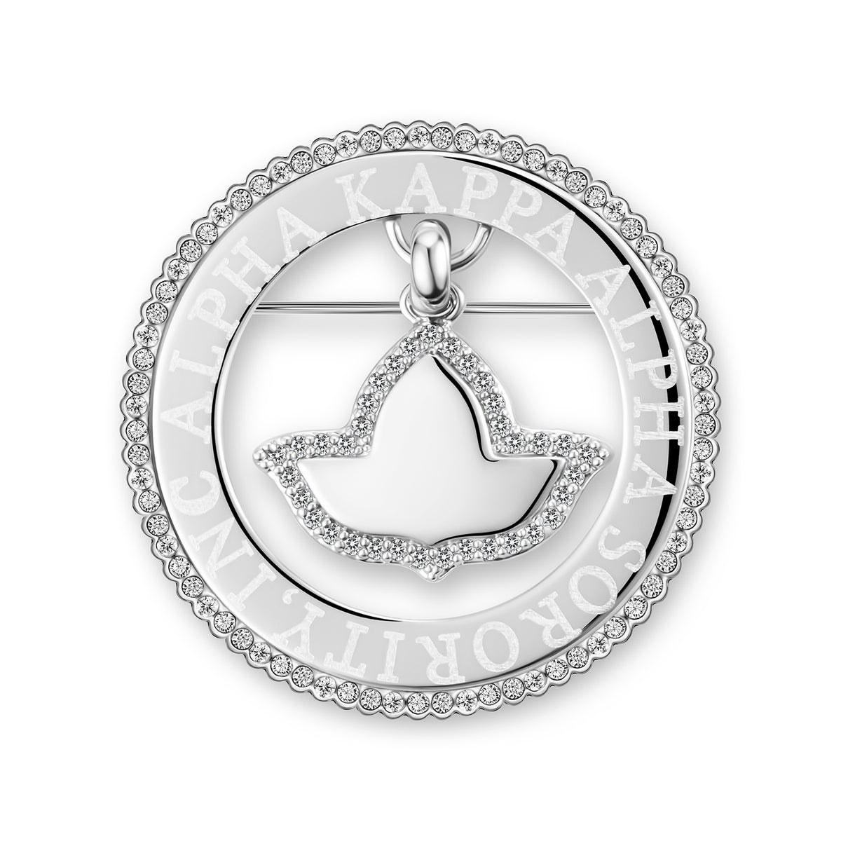 AKA Laser Engraved Pin-Silver