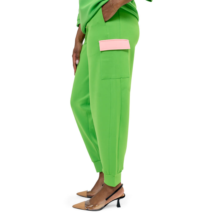 Green Luxe Cargo Joggers