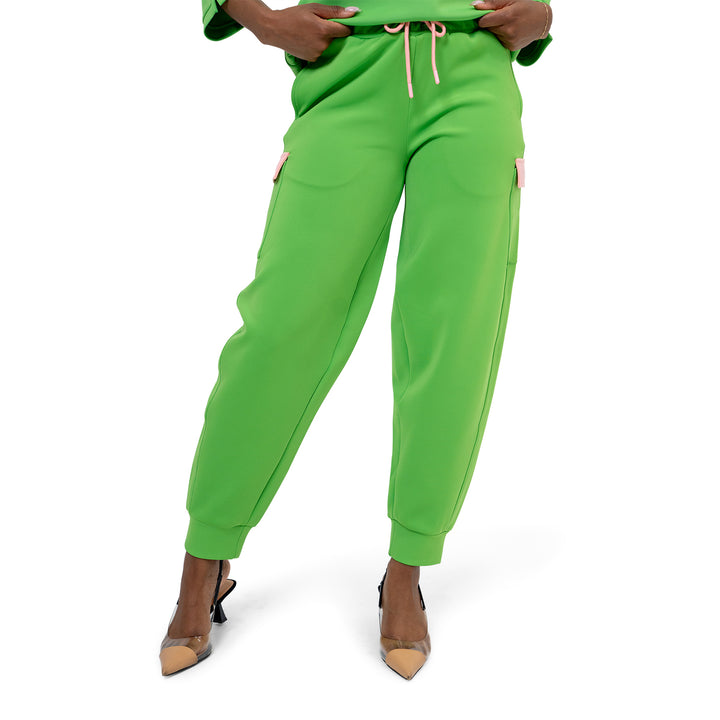 Green Luxe Cargo Joggers