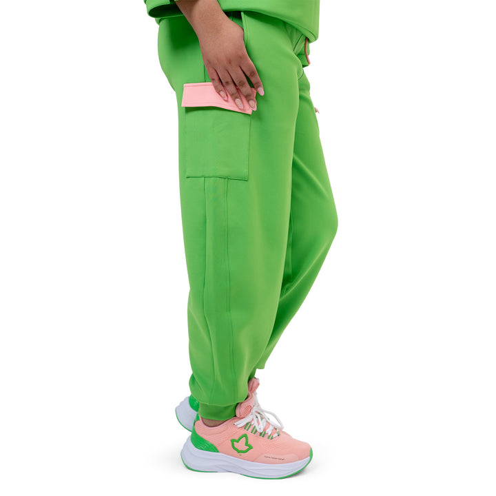 Green Luxe Cargo Joggers