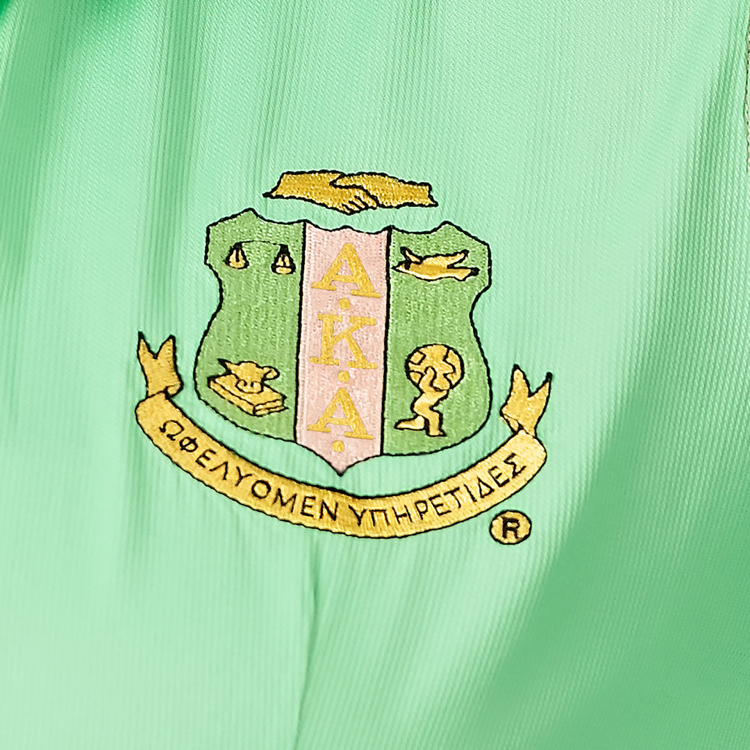 AKA Crest Woven Green