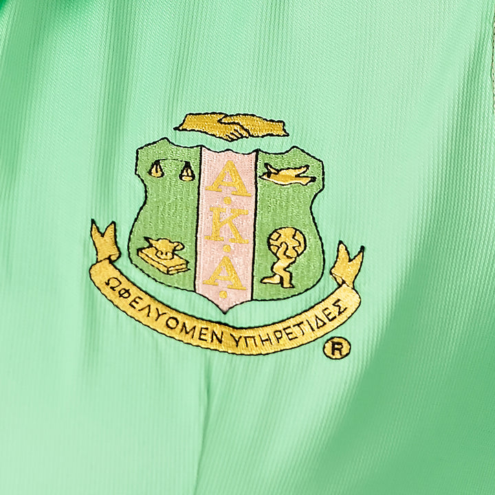 AKA Crest Woven Green