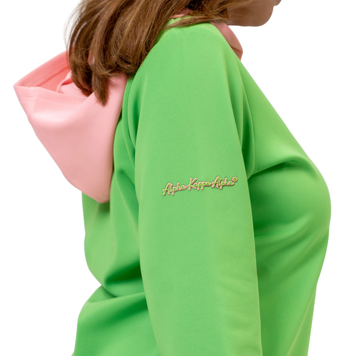 Green Luxe 3/4 Sleeve Hoodie