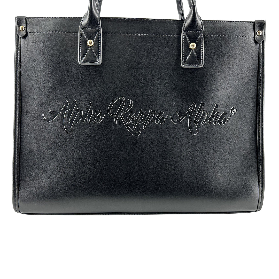 "Alpha Kappa Alpha" Midnight Tote Bag
