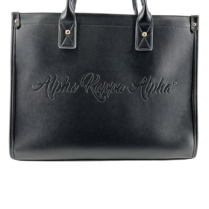 "Alpha Kappa Alpha" Midnight Tote Bag