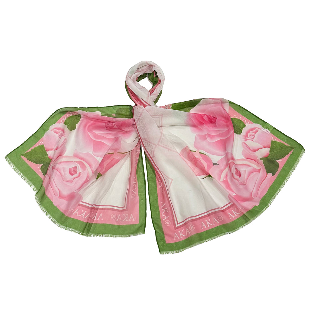 White Base AKA Rose Scarf