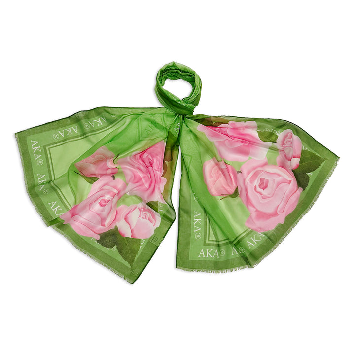 Green Base AKA Rose Scarf