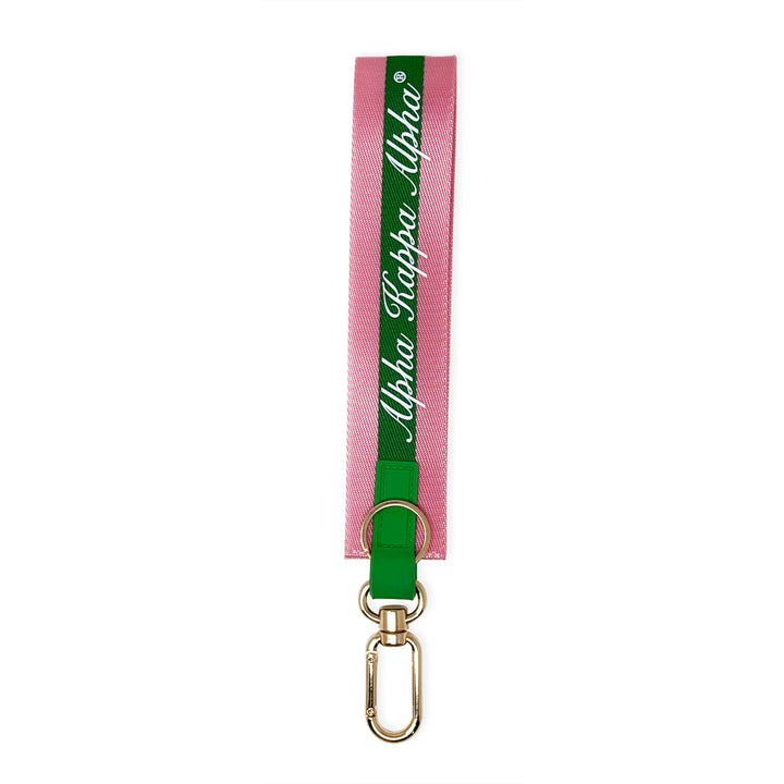 Alpha Kappa Alpha Key Chain-Pink/Green