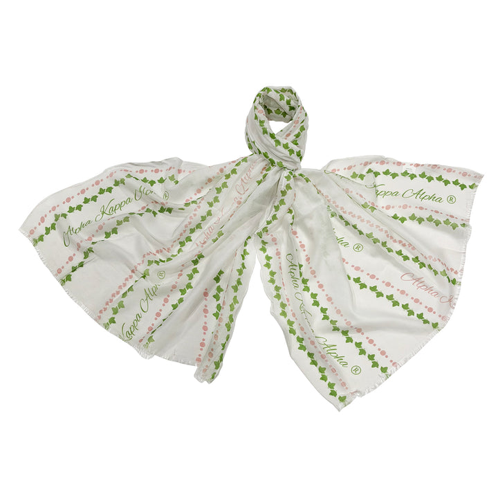 AKA Ivy White Scarf