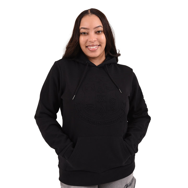 AKA Midnight Embossed Pullover Hoodie