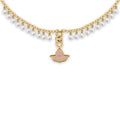20 Pearls Ivy Loop Necklace-Gold