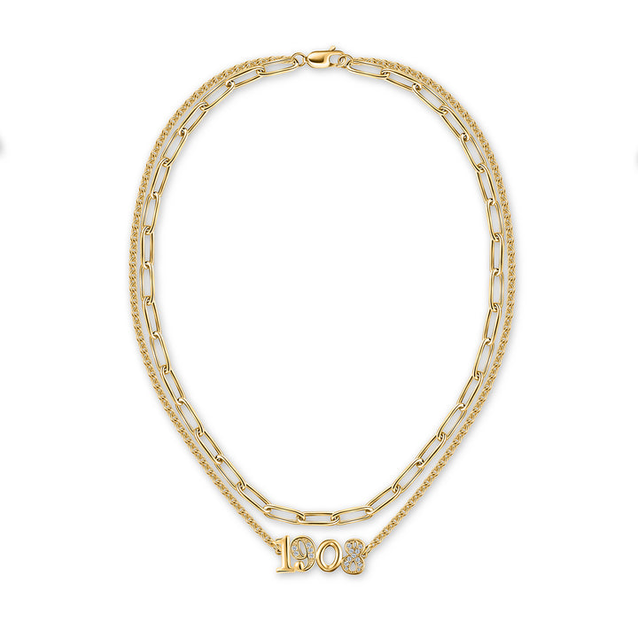 1908 Layered Necklace-Gold
