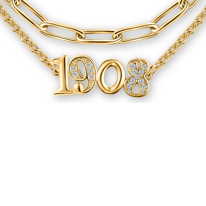 1908 Layered Necklace-Gold