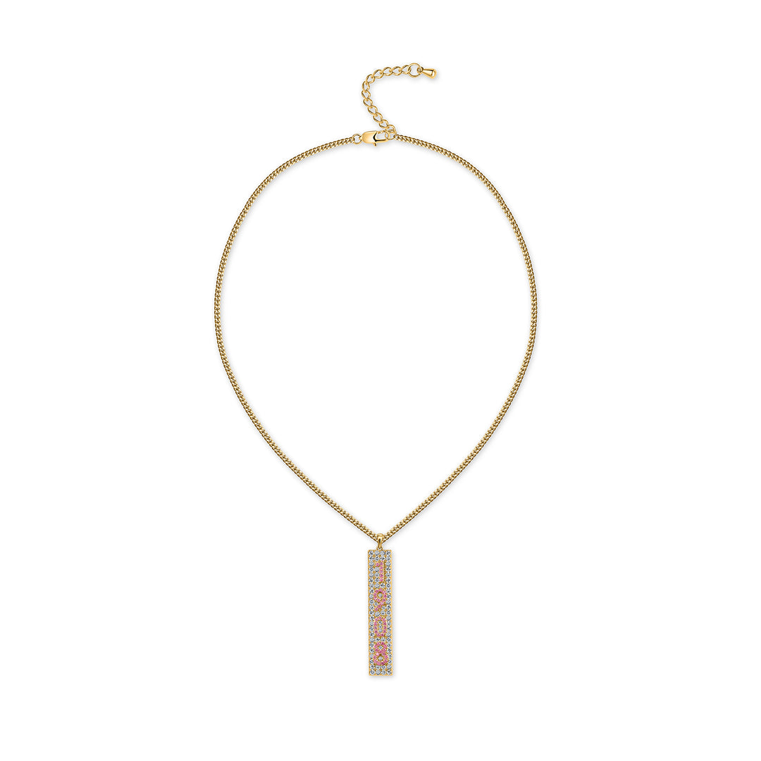 1908 Crystal Necklace-Gold