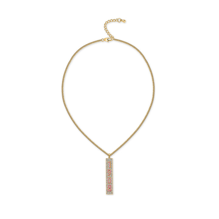 1908 Crystal Necklace-Gold