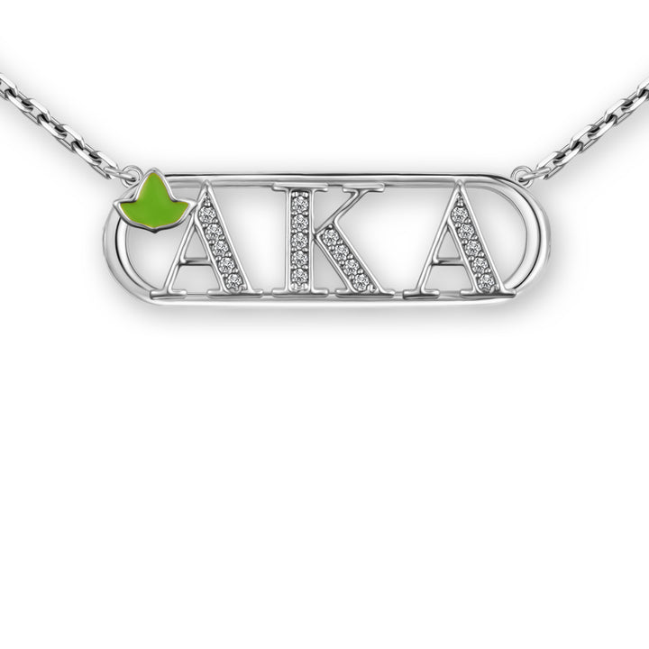 AKA Mini Ivy Necklace-Silver