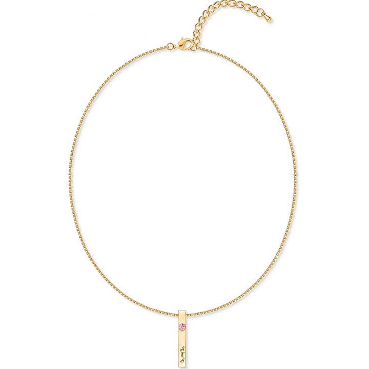 The AKA Vertical Signature Pendant (Gold)