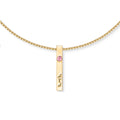 The AKA Vertical Signature Pendant (Gold)