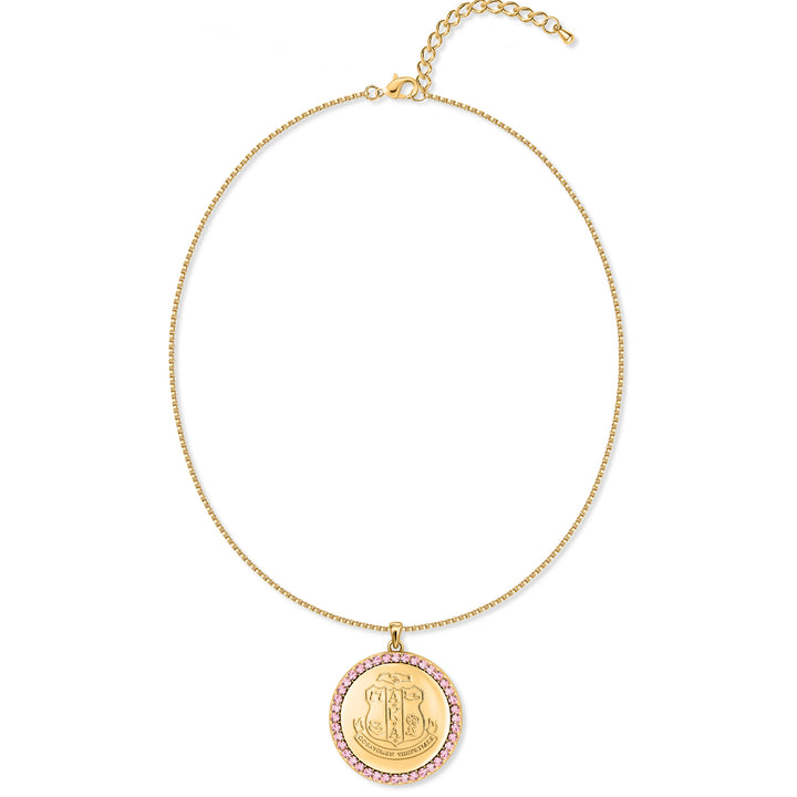 The Shield Halo Necklace (Gold)