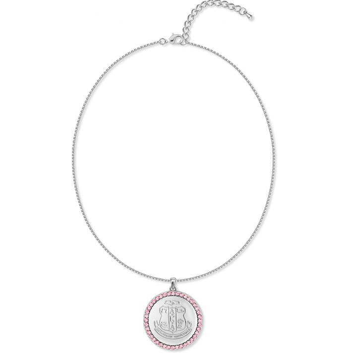 The Shield Halo Necklace (Silver)