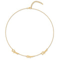 The Alpha Kappa Alpha Crestline Necklace (Gold)