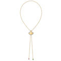The Ivy Drip Bolo Necklace (Gold)