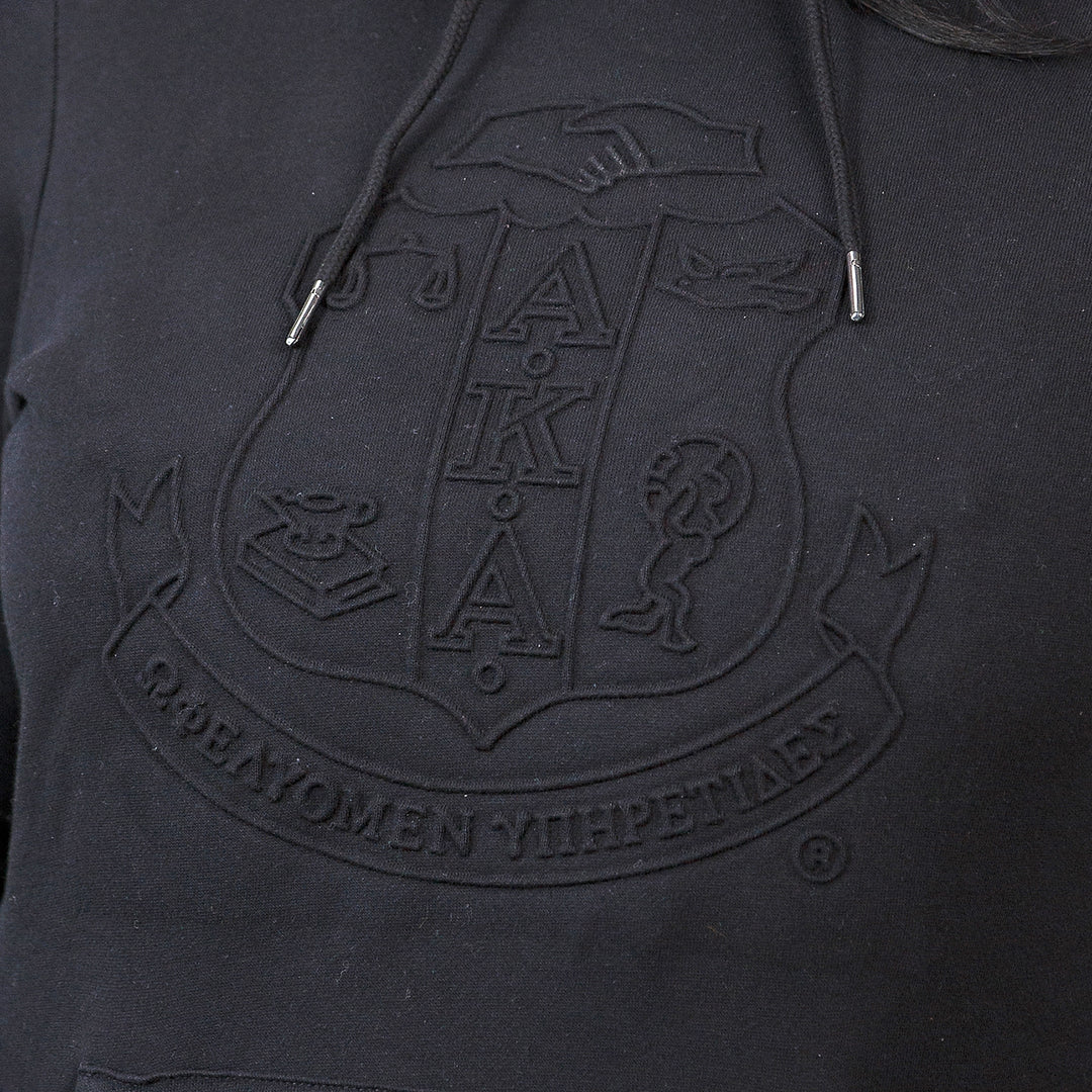 AKA Midnight Embossed Pullover Hoodie