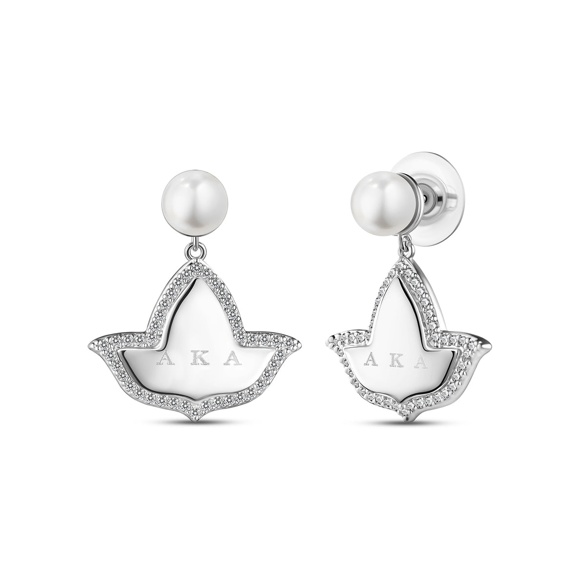 Ivy Pearl AKA Earrings-Silver