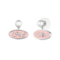 1908 Single Crystal Earrings-Silver