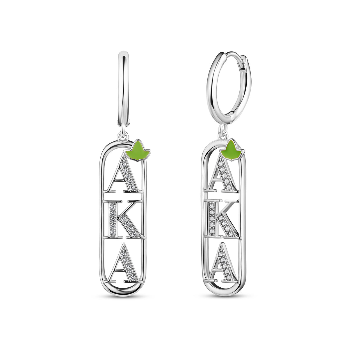 AKA Mini Ivy Earrings-Silver