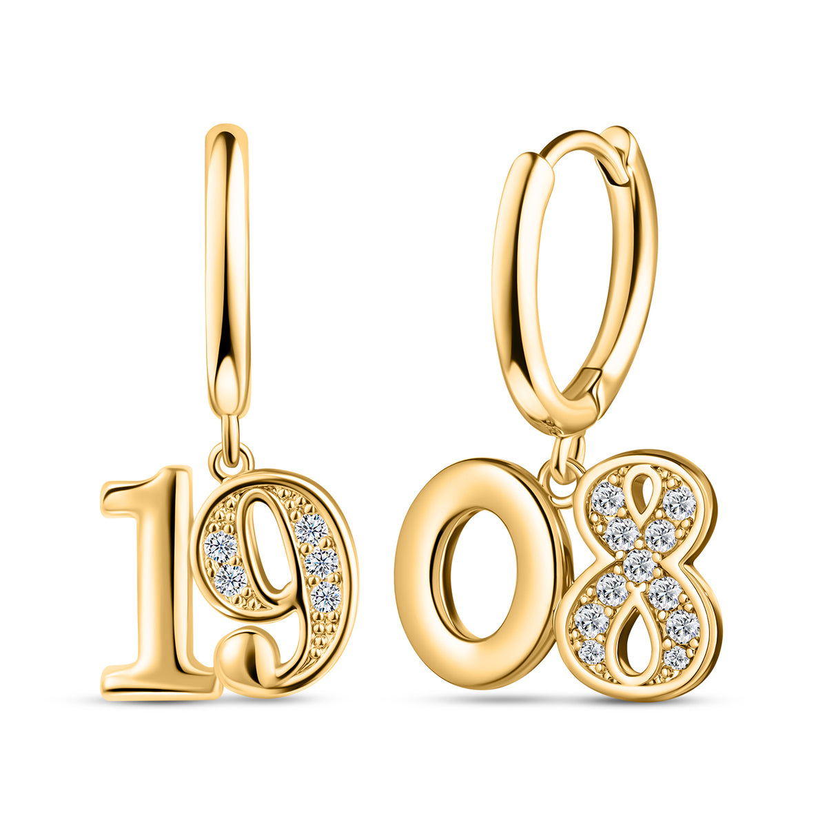 19 08 Earrings-Gold