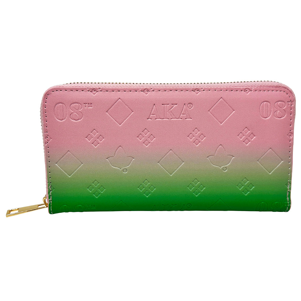 pink and green louis vuittons wallet