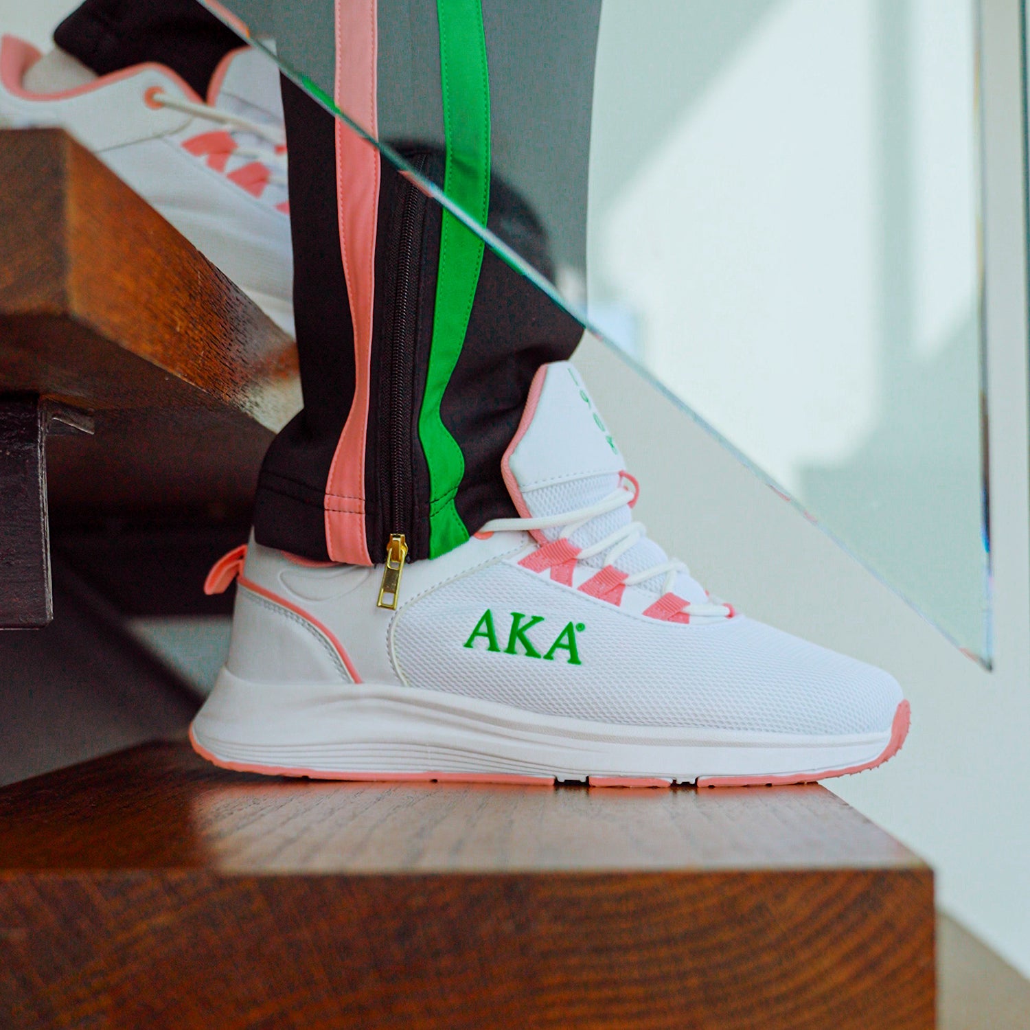 AKA Tennis Shoes | Alpha Kappa Alpha Tennis Shoes | Realgreek