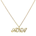 AKA Script Necklace-Gold