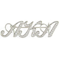 AKA Script Pin-Silver