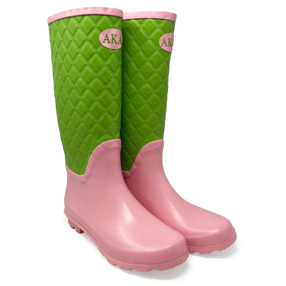 Clover Decor Solid Color Quick Drying Flat Rain Boots, Waterproof