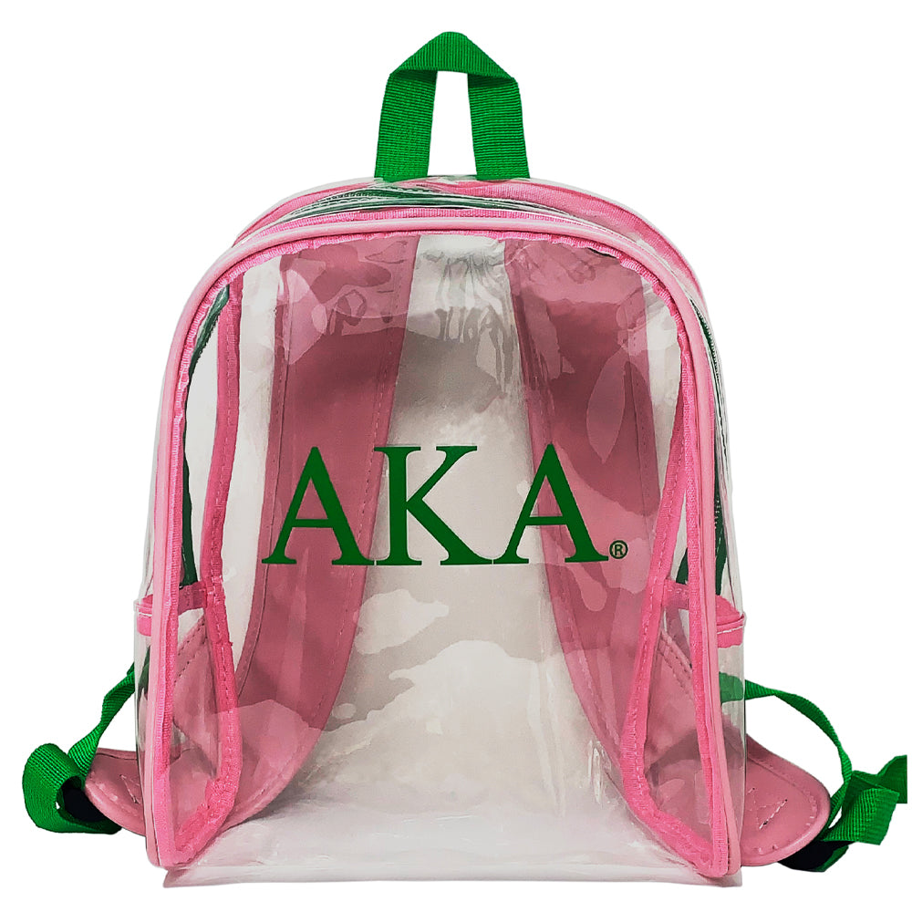 Alpha Kappa Alpha Black Backpack  The King McNeal Collection